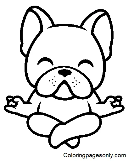 Yoga Para Colorear 5