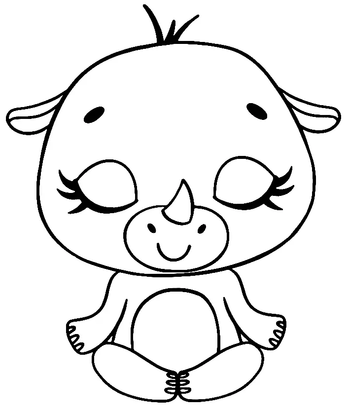 Yoga Para Colorear 52