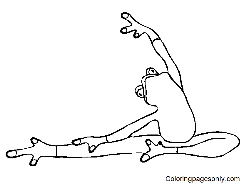Yoga Para Colorear 53