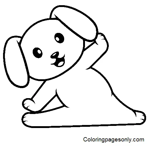 Yoga Para Colorear 8