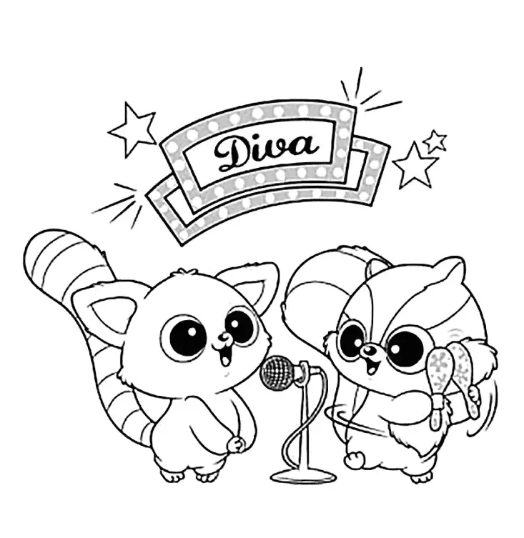 Yoohoo and Friends Coloring Pages 21