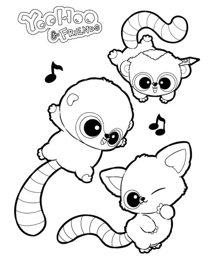 Yoohoo and Friends Coloring Pages 27