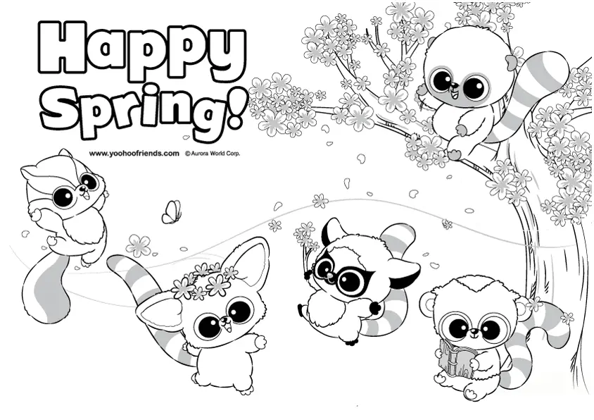 Yoohoo and Friends Coloring Pages 28