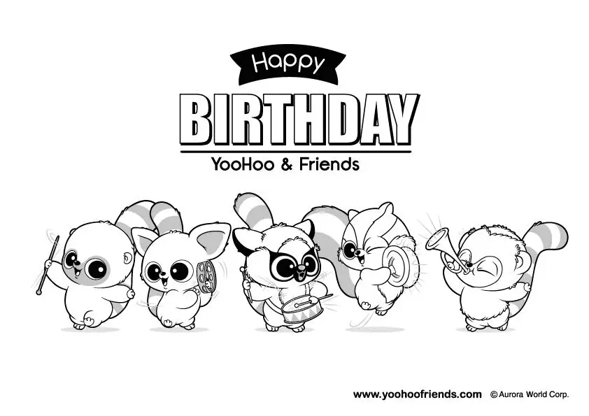 Yoohoo and Friends Coloring Pages 37