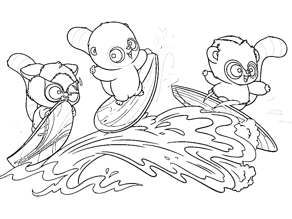 Yoohoo and Friends Coloring Pages 43