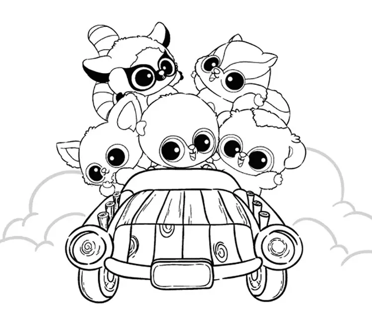 Yoohoo and Friends Coloring Pages 6