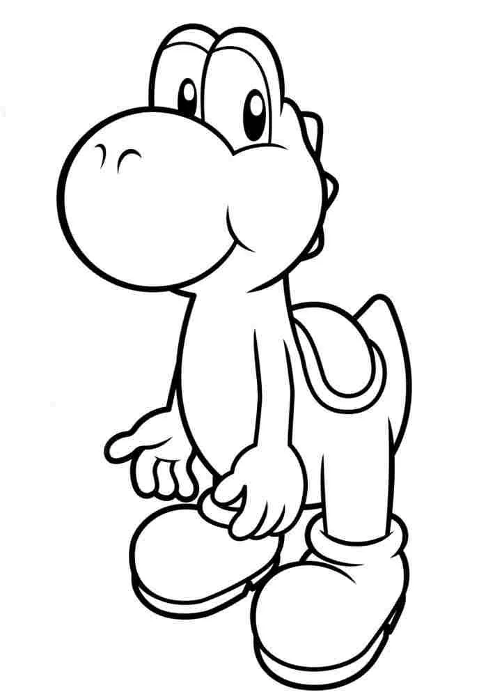 Desenhos de Yoshi Para Colorir 14