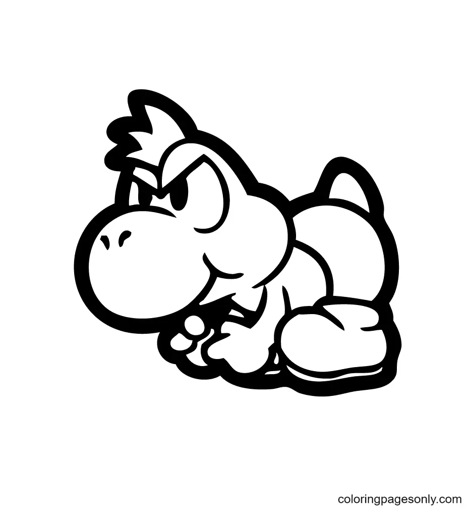 Desenhos de Yoshi Para Colorir 27