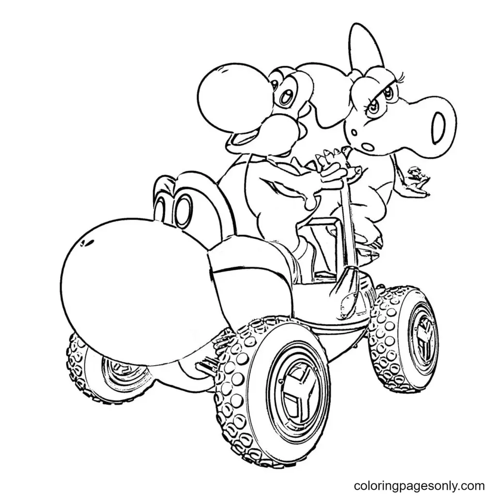 Desenhos de Yoshi Para Colorir 28