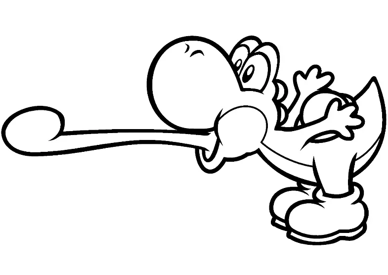 Desenhos de Yoshi Para Colorir 3
