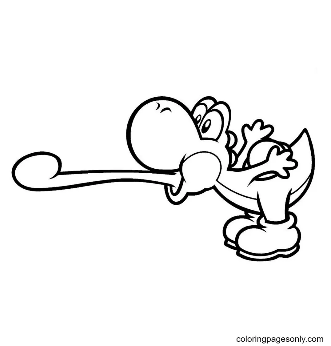 Desenhos de Yoshi Para Colorir 34