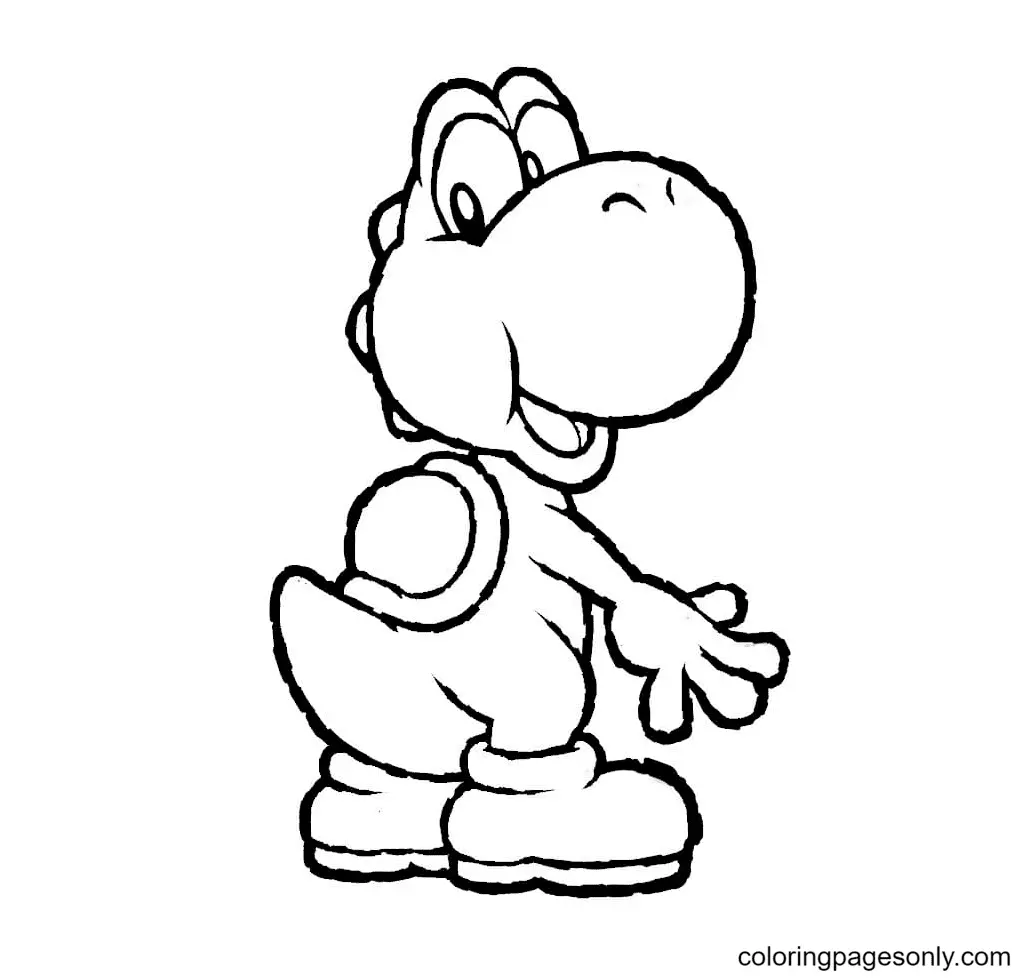 Desenhos de Yoshi Para Colorir 47