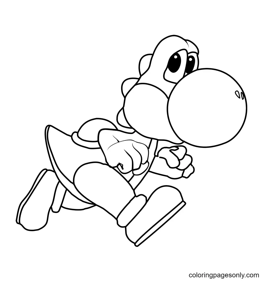 Desenhos de Yoshi Para Colorir 50