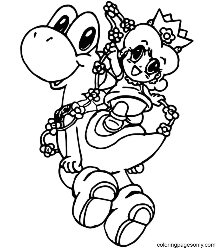 Desenhos de Yoshi Para Colorir 51