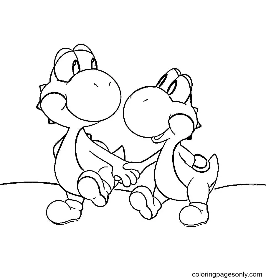 Desenhos de Yoshi Para Colorir 56