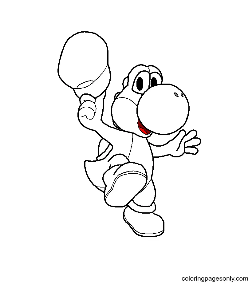 Desenhos de Yoshi Para Colorir 57
