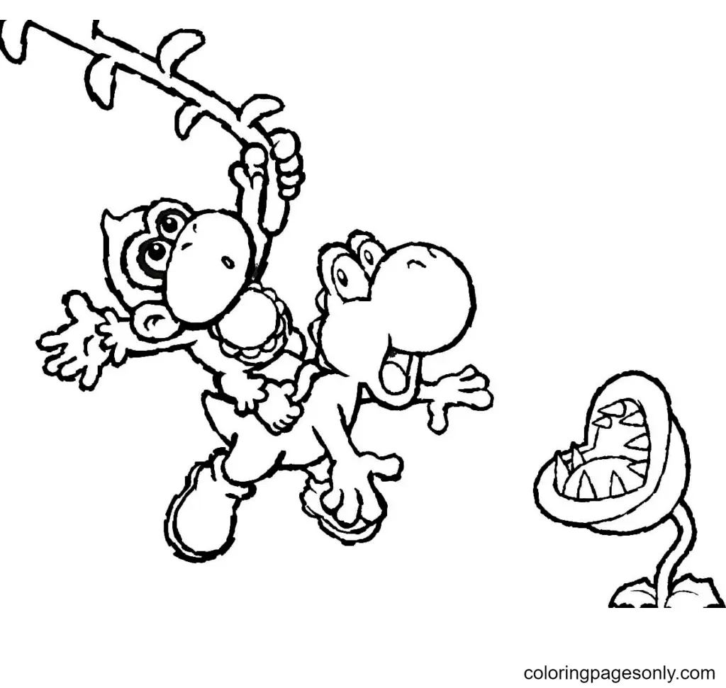 Desenhos de Yoshi Para Colorir 59