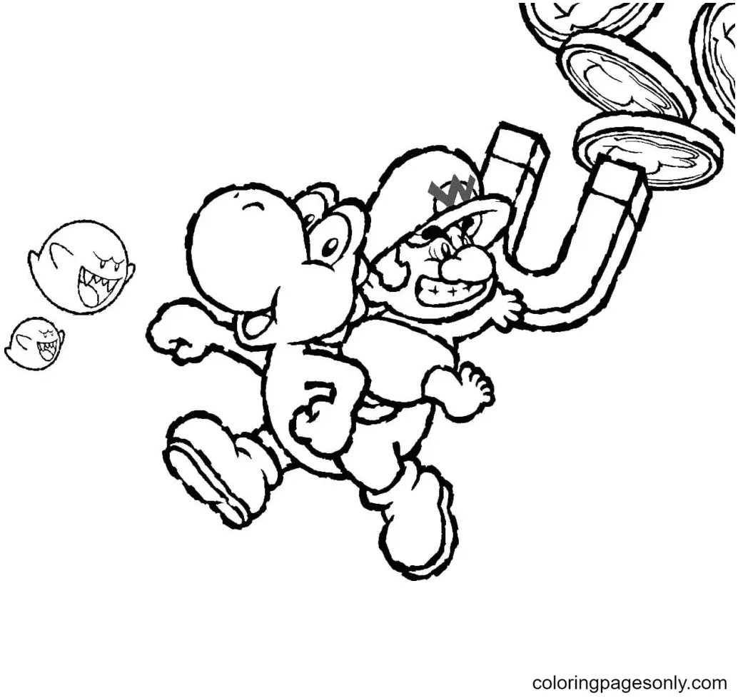 Desenhos de Yoshi Para Colorir 64