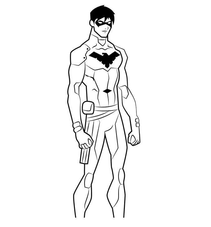 Young Justice Coloring Pages 1