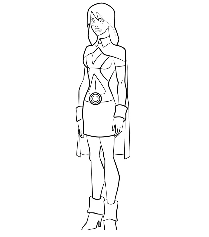 Young Justice Coloring Pages 10