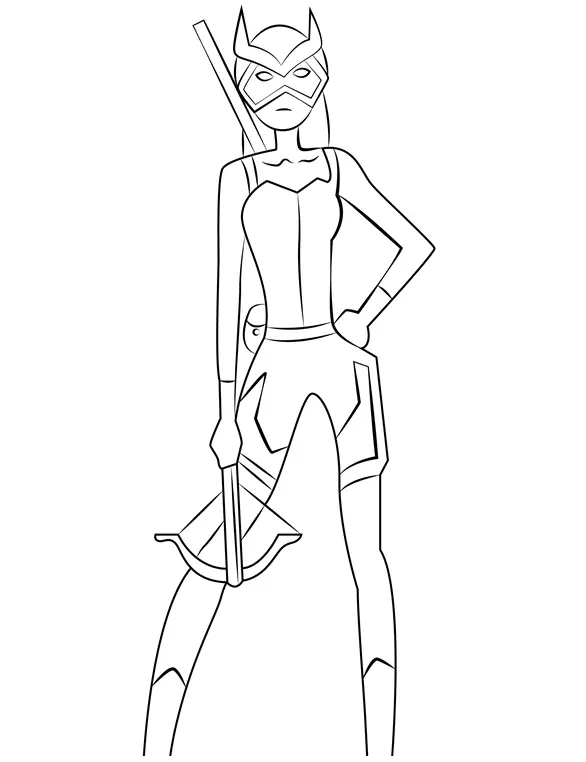 Young Justice Coloring Pages 11