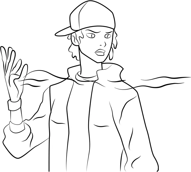 Desenhos de Justica Jovem Para Colorir