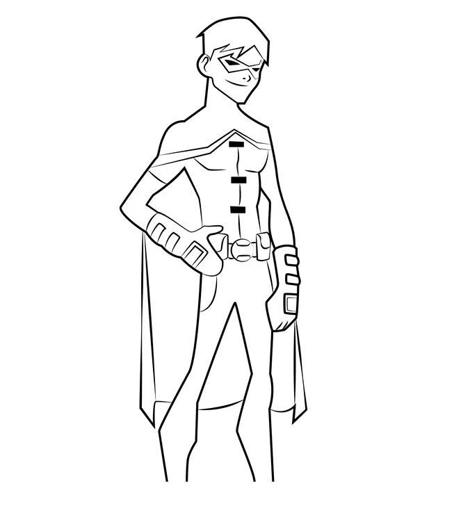 Young Justice Coloring Pages 3
