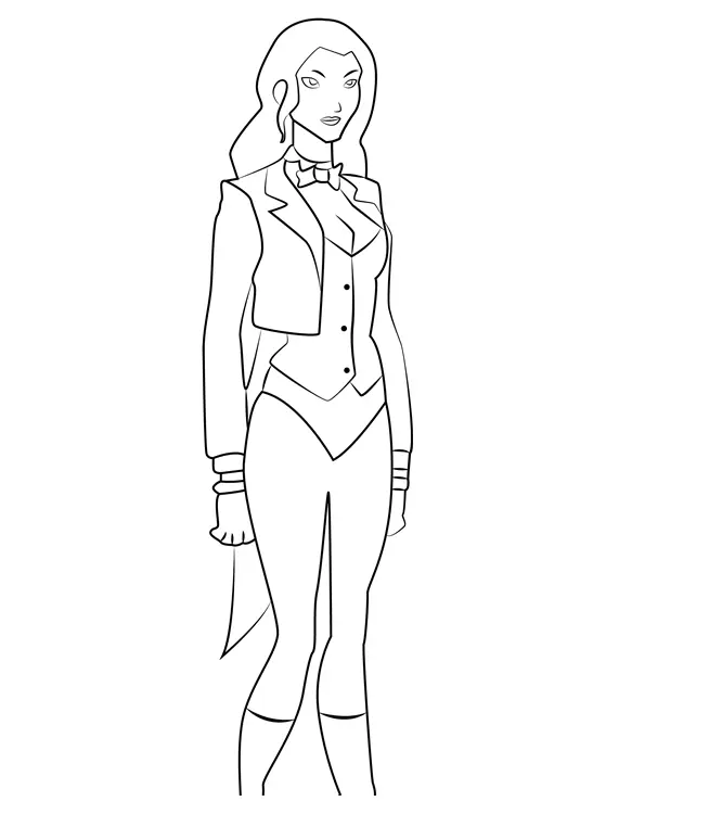 Young Justice Coloring Pages 4