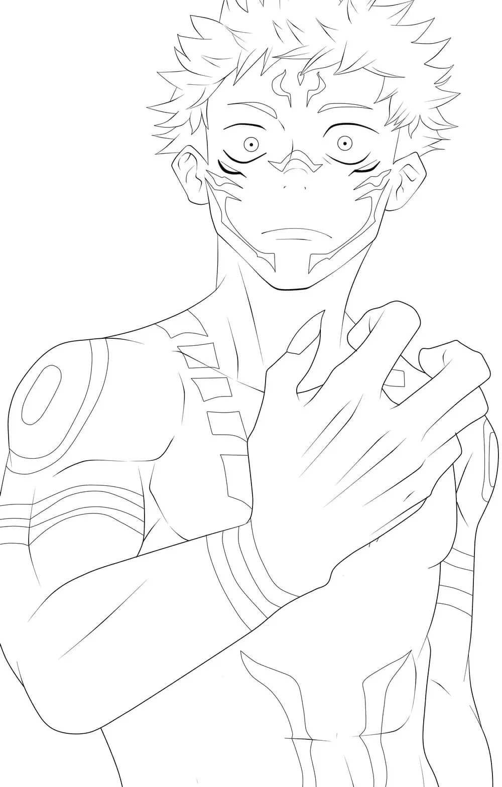 Yuji Para Colorear 10