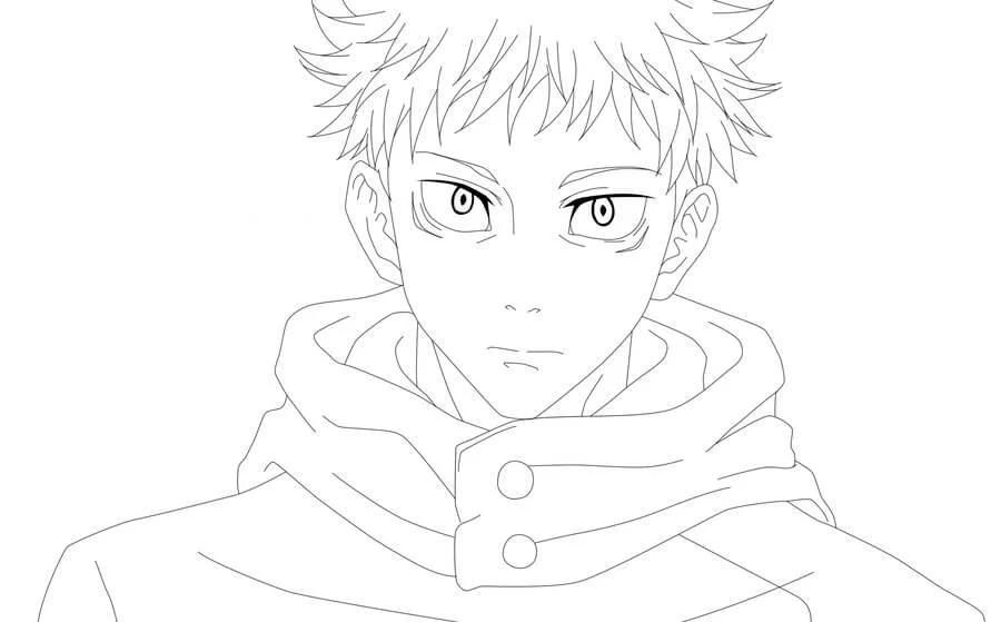 Yuji Para Colorear 14