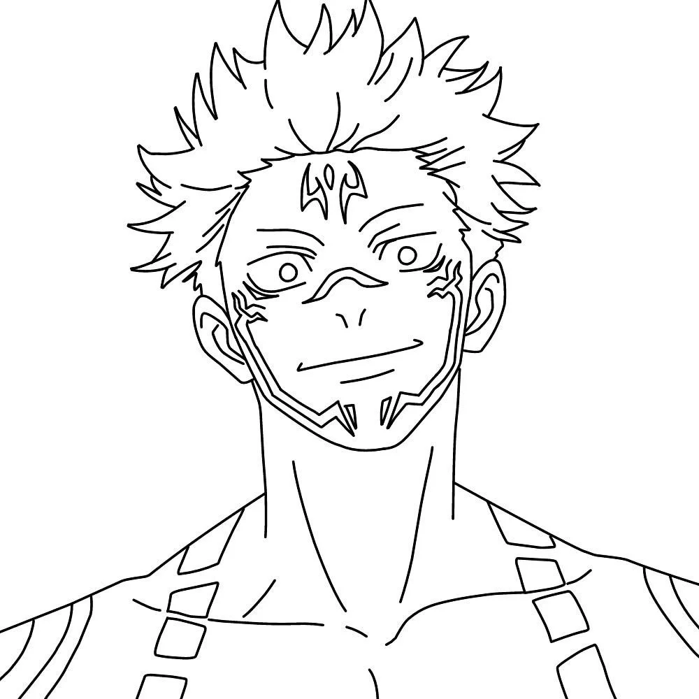 Yuji Para Colorear 18