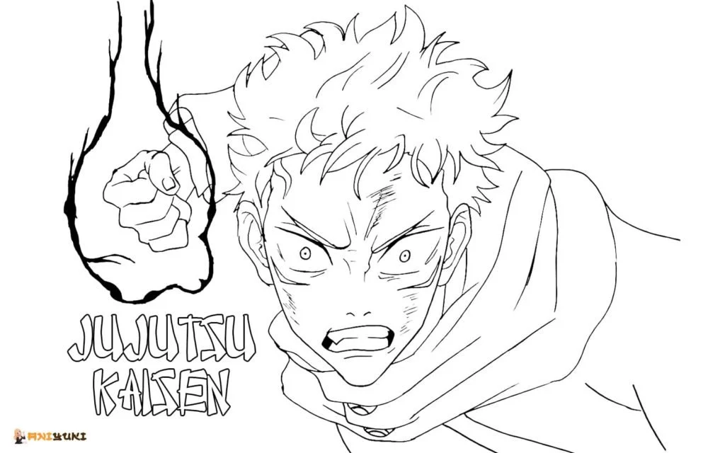 Yuji Para Colorear 21