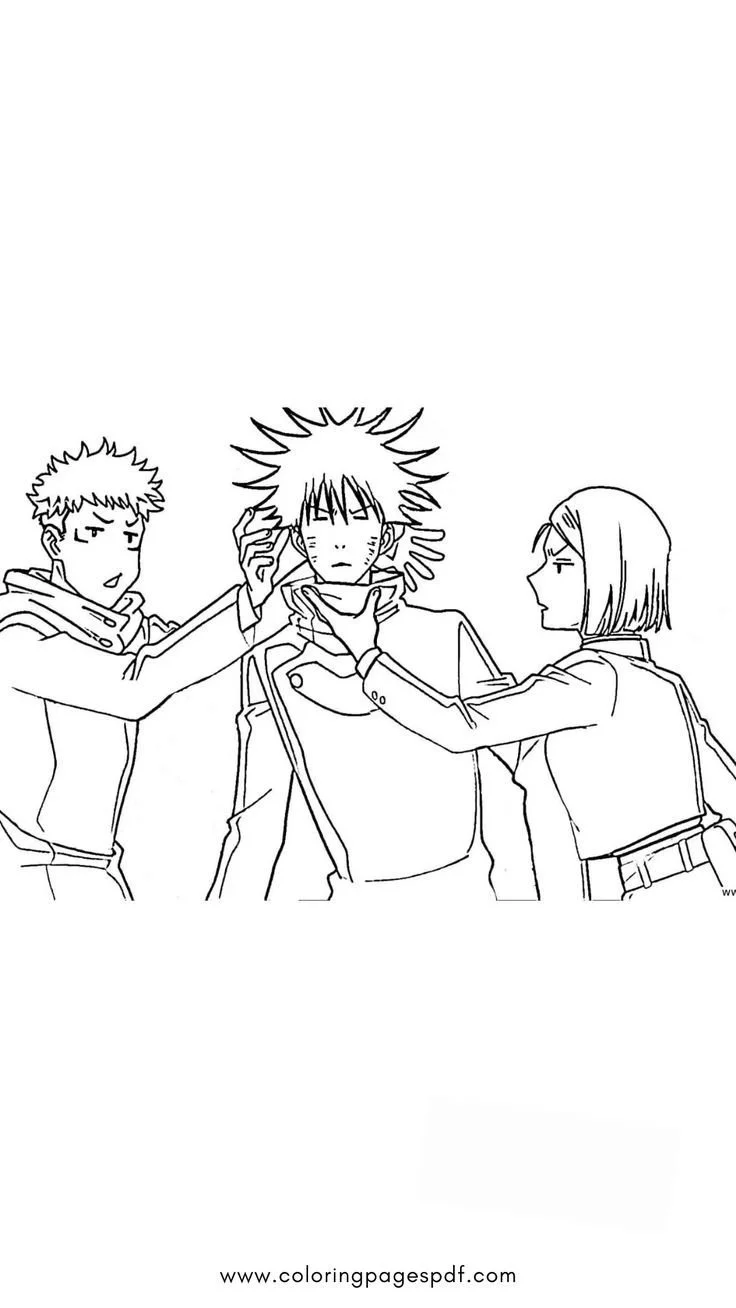 Yuji Para Colorear 24