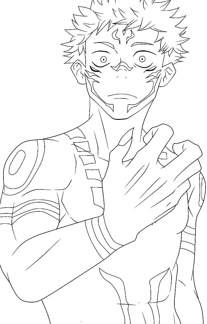 Yuji Para Colorear 3