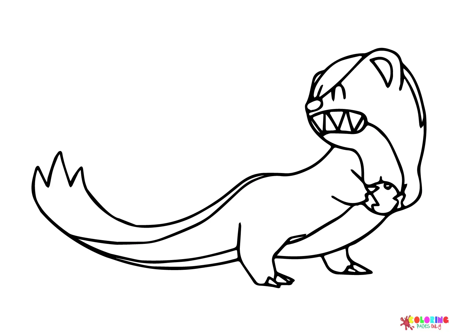Yungoos Para Colorear
