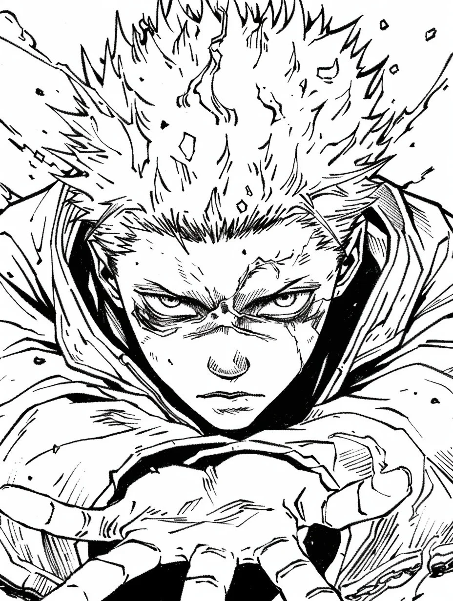 Yuta Okkotsu Coloring pages 17