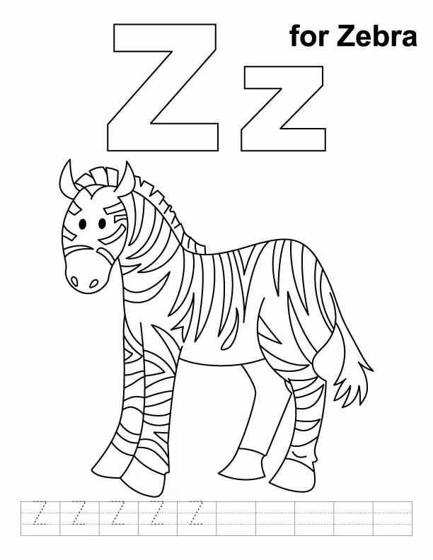 Cebra Para Colorear 30