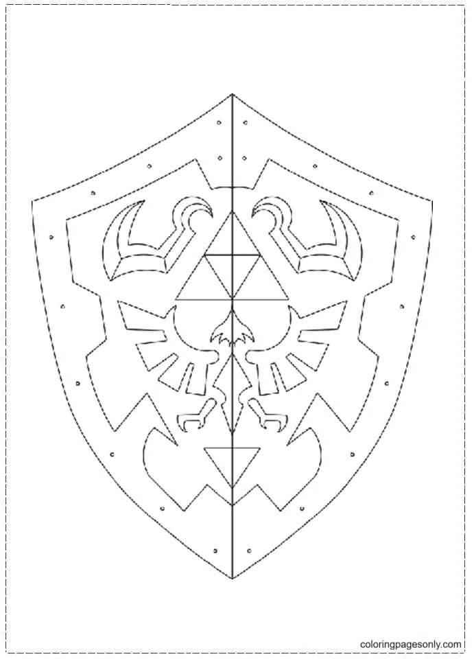 Desenhos de Zelda Para Colorir 20
