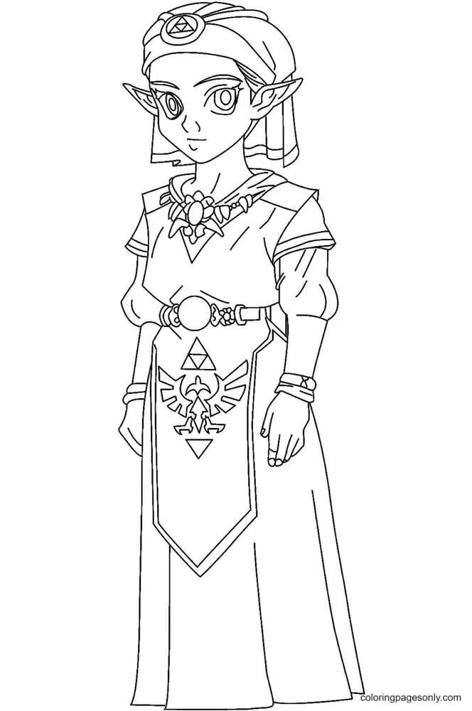 Zelda Ausmalbilder