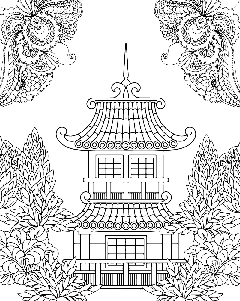 Zen Coloring Pages 4