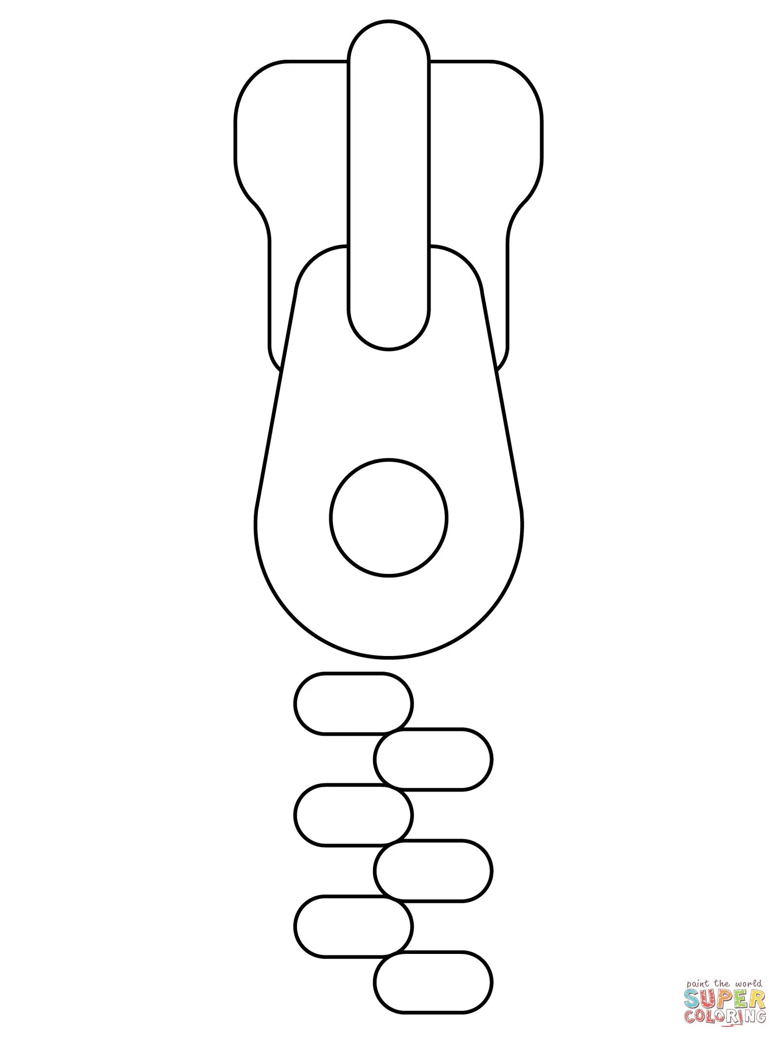 Zip Coloring Pages 4