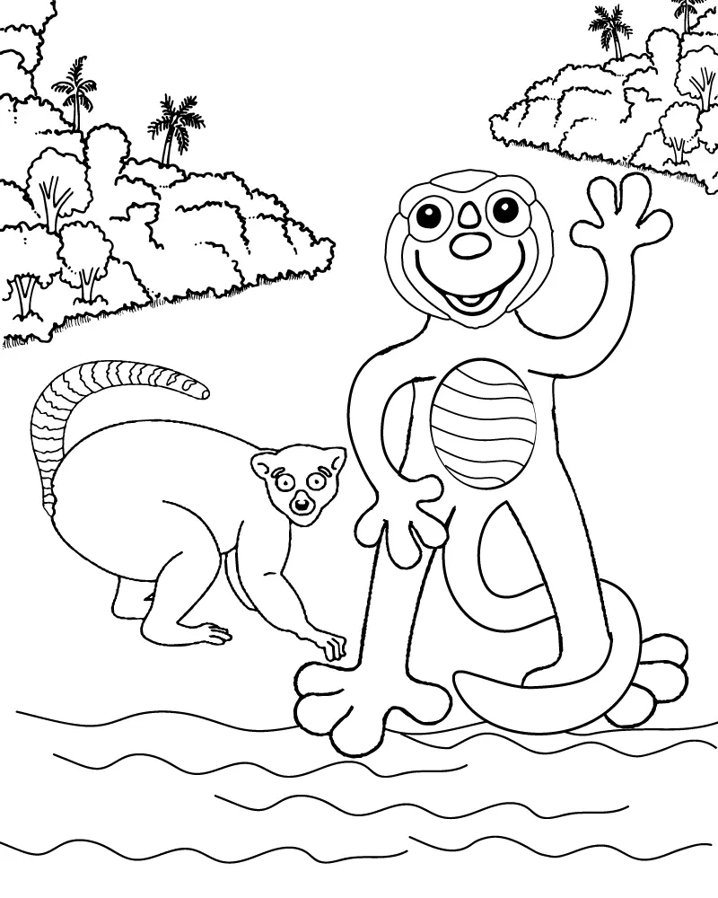 Zoboomafoo Coloring Pages 15