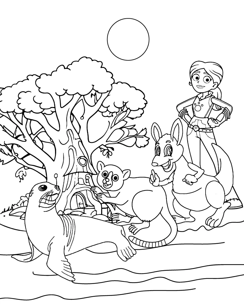 Zoboomafoo Coloring Pages 17