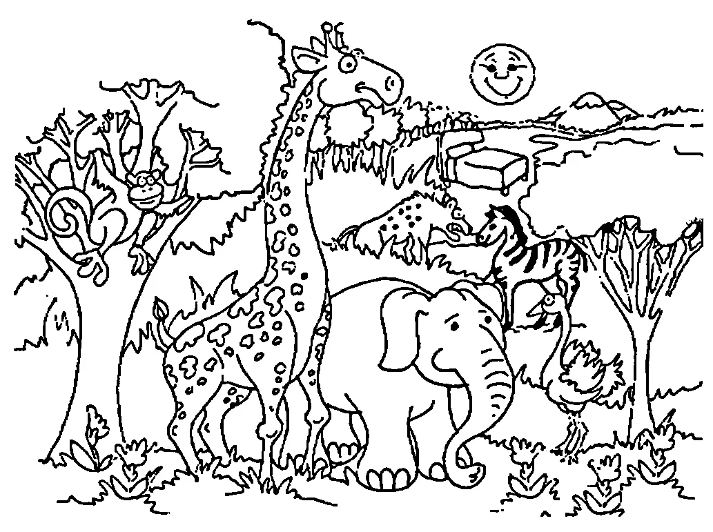 Zoo Coloring Pages 21