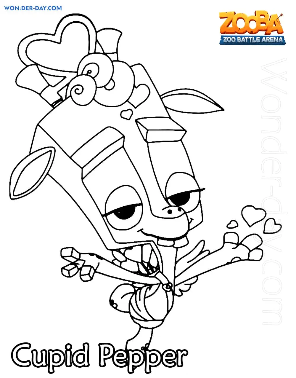 Zooba Para Colorear