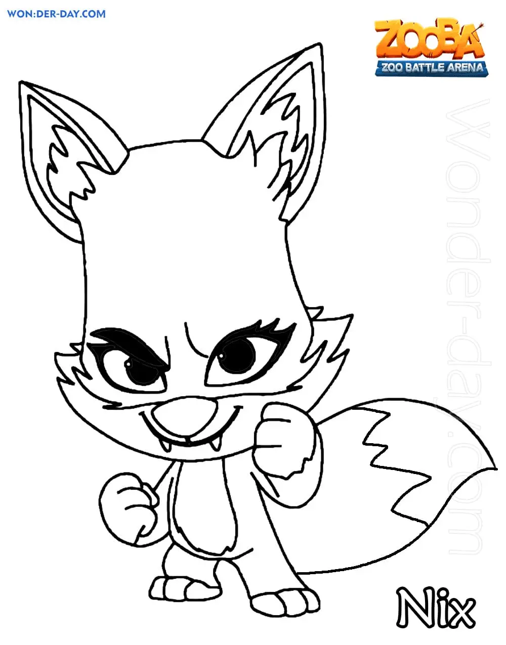 Zooba Coloring Pages 9