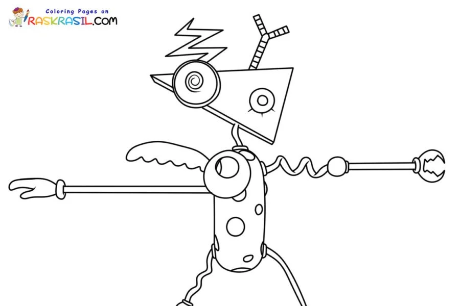 Desenhos de Zooble Para Colorir 3
