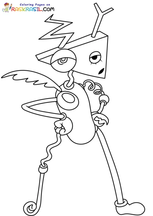 Desenhos de Zooble Para Colorir 5