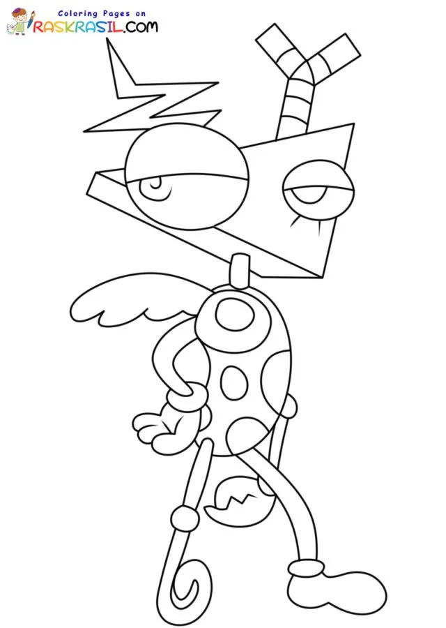 Desenhos de Zooble Para Colorir 9