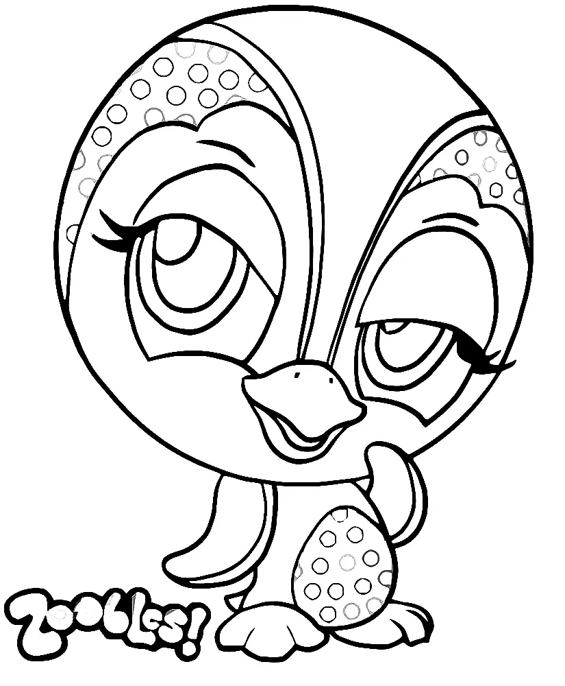 Zoobles Coloring Pages 18
